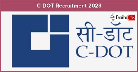 CDOT Recruitment 2023 Apply Online For Director Jobs