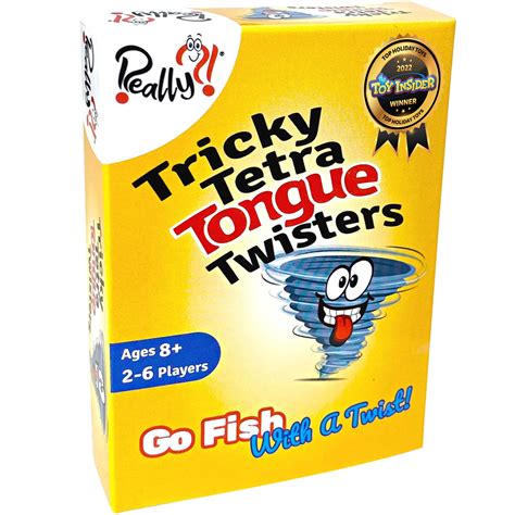 Buy Tricky Tetra Tongue Twisters Educational Card Games for Kids 8-12 ...