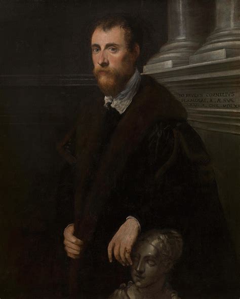 Portrait Of The Humanist Giovanni Paolo Cornaro By Jacopo Tintoretto