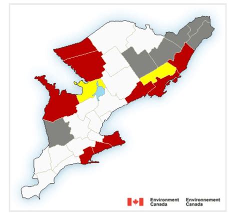 Onwest On Twitter Public Weather Alerts For Ontario South Lake