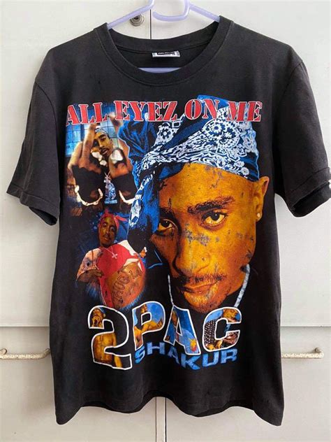 Tupac Bootleg S Rap Tee Vintage L Men S Fashion Tops Sets