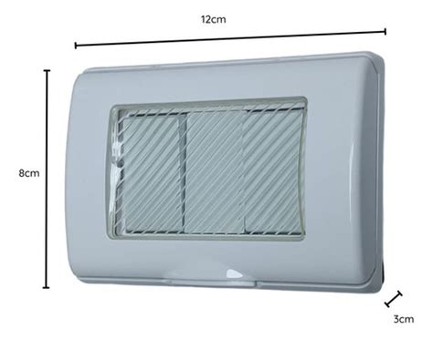 Interruptor Embutido Doble A S P Exterior Ip V Sec Deus Group