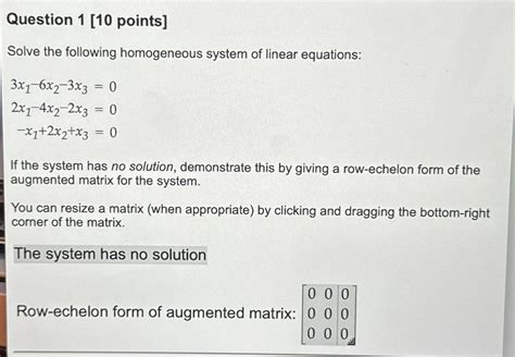 Solved Question 1 [10 ﻿points]solve The Following