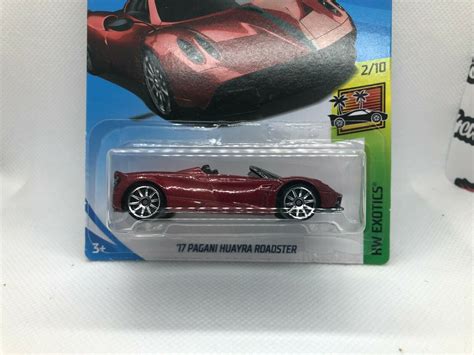 2018 Hot Wheels 17 Pagani Huayra Roadster Mainline HW Exotics