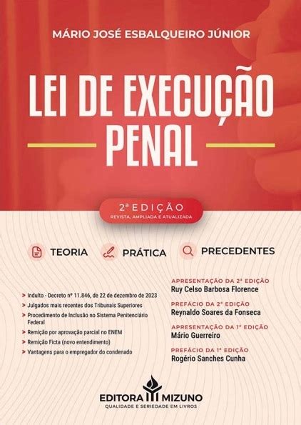 Lei De Execu O Penal Teoria Pr Tica E Precedentes Edi O