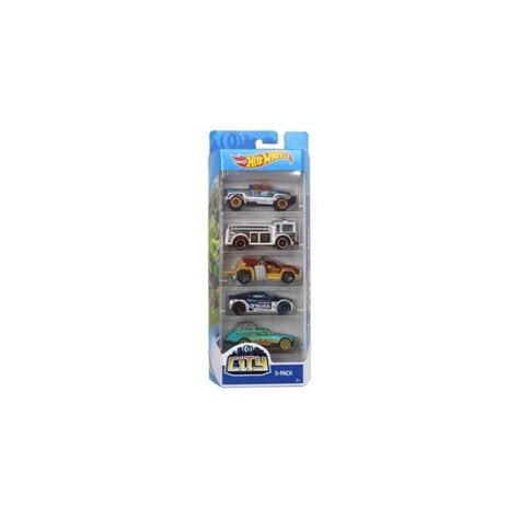 Set De Vehicules Pour Hot Wheels City RE L Voitures Minatures Enfant Cdiscount Jeux