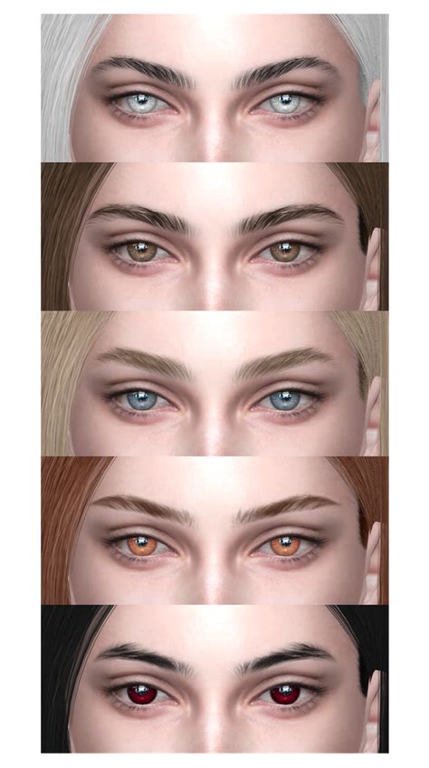 EYEBROWS N20 24 ｪ obscurus sims on Patreon Sims Sims 4 cc