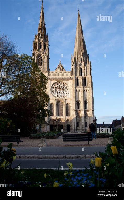 France Chartres Cathedral Our Lady Notre Dame Stock Photo Alamy