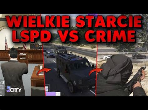 Strzelanina Lspd Vs Crime O Odbicie Spadino City Gta Rp Youtube