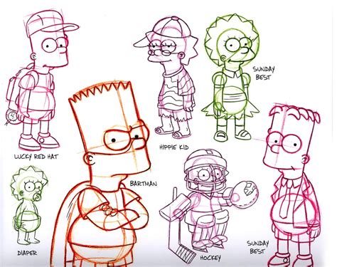 The Art Of The Simpsons Original Model Sheets The Simpsons