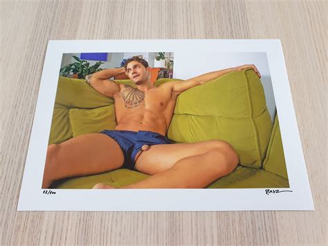 Artistic Male Nude Photo Art Print Signed And Numbered Limited Edition