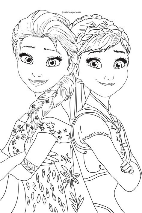 Found on Bing from cristinapicteaza.com | Elsa coloring pages, Disney ...