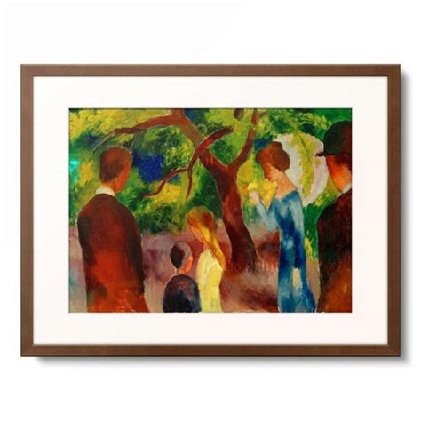 アウグストマッケ August Macke Grosse Promenade Leute im Garten ap