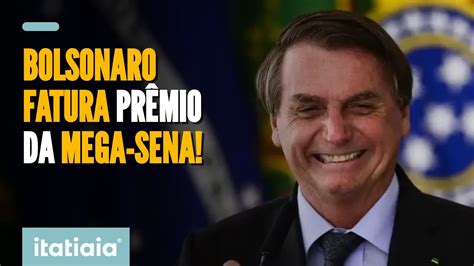 BOLSONARO ACERTA NÚMEROS DA MEGA SENA E FATURA UMA BOLADA JUNTO DE