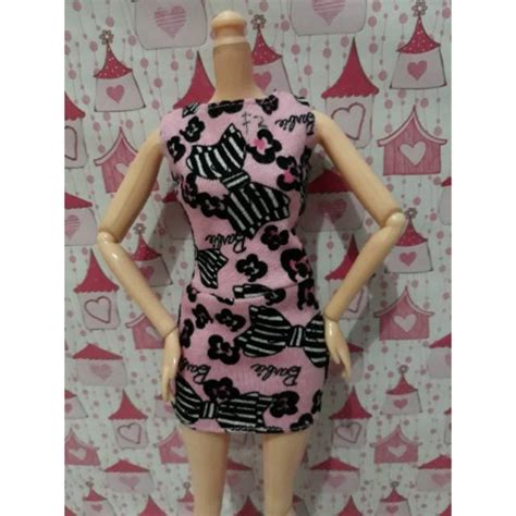 Jual Baju Barbie Mini Dress Pink Shopee Indonesia