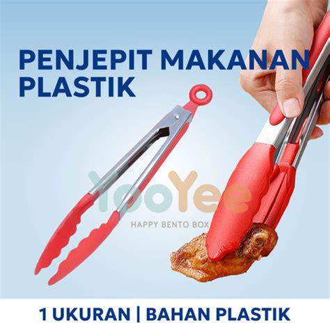 Jual Penjepit Capit Makanan Kue Gorengan Dapur Tongs Plastik Kota