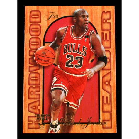 Michael Jordan 1995 96 Fleer Flair Hardwood Leaders 4 Pristine Auction