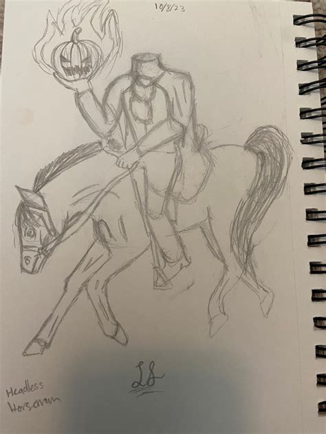 Headless Horseman Sketch By Lia Scamander On Deviantart