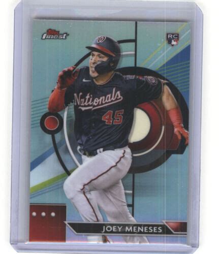 2023 Topps Finest 68 Joey Meneses REFRACTOR Nationals EBay