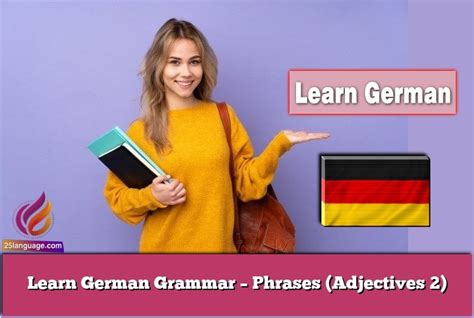 Learn German Grammar Phrases Adjectives 2