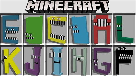 Alphabet Lore Addon In Minecraft Pe Youtube