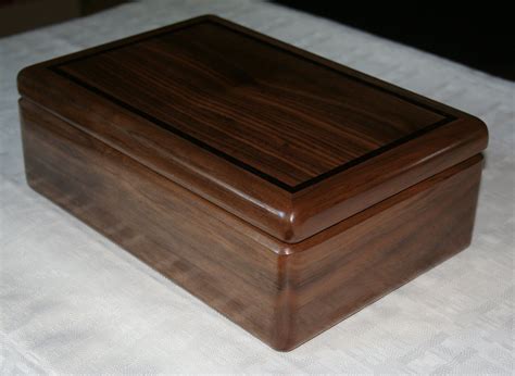 Black Walnut And Wenge Trim Jewelry Box Wood Jewelry Box Etsy