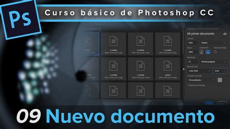 Crear Nuevo Documento Curso B Sico De Photoshop Cc Youtube