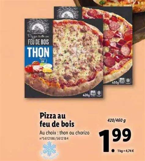 Promo Pizza Au Feu De Bois Chez Lidl Icatalogue Fr