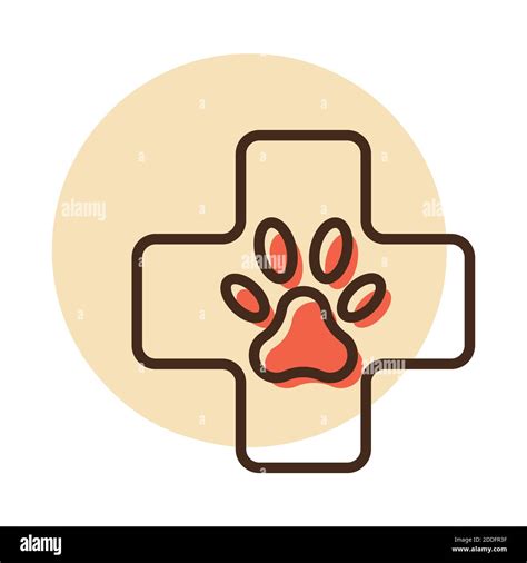 Veterinary vector icon. Pet animal sign. Graph symbol for pet and ...