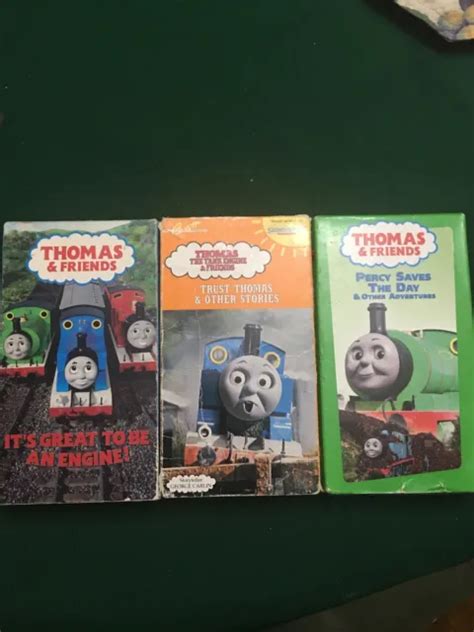 THOMAS THE TANK Engine & Friends Percy Saves the Day VHS Video Tape ...