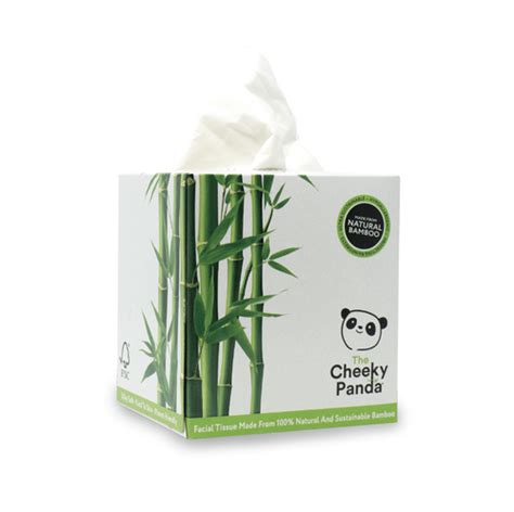 Cheeky Panda Sustainable Plastic Free Bamboo Cube Facial Tissue