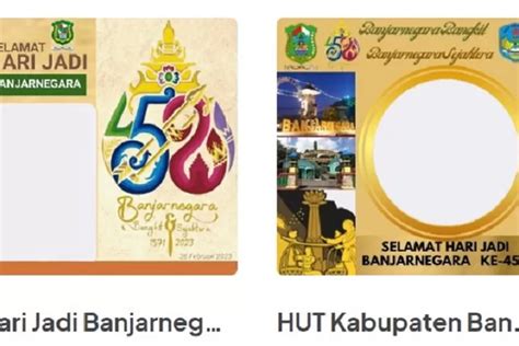 Twibbon Hari Jadi Kabupaten Banjarnegara 2023 Dengan Desain Terbaru