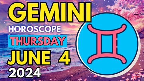 Gemini ♊ 🤩 𝐖𝐞𝐚𝐥𝐭𝐡 𝐍𝐞𝐰 𝐋𝐢𝐟𝐞 𝐒𝐮𝐜𝐜𝐞𝐬𝐬 🎊🌟💫 Horoscope For Today June 4 2024