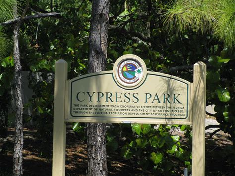 Cypress Park Map Of Play