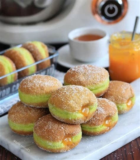 Resep Donat Pandan Suji Srikaya Lembut Dan Lumer Indozone Food