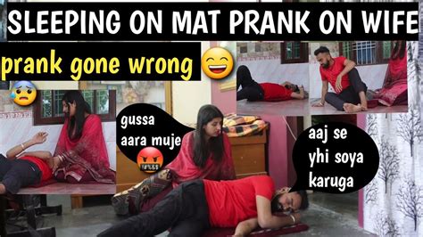 Sleeping On Mat Prank On Wife Prank On Wife Prank On Wife In India