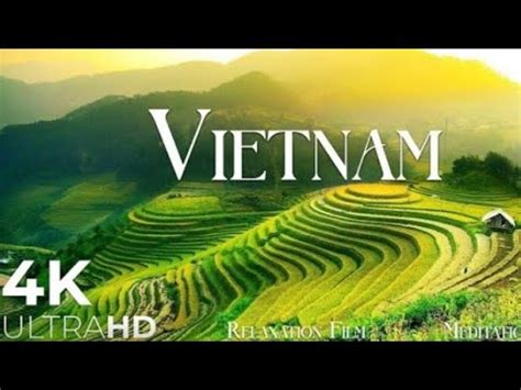 Flying Over Vietnam K Uhd Amazing Beautiful Nature With Sleeping Mode