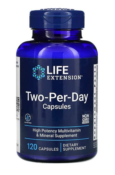 Acheter Two Per Day Capsules Tablets Life Extension Multivit