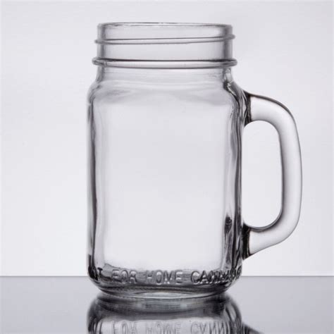 Mason Jars With Handles Core 16 Oz Mason Jar Glasses Mugs 12 Case