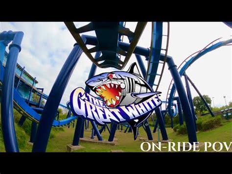 The Great White On Ride Pov Seaworld San Antonio Non Copyright