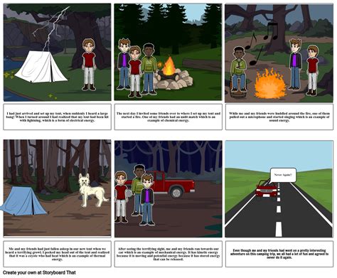 types  energy comic strip storyboard  aba