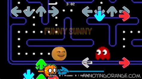 Annoying Orange Vs Pacman V2 In Friday Night Funkin Be Like Fnf Annoying Orange Pibby Sliced