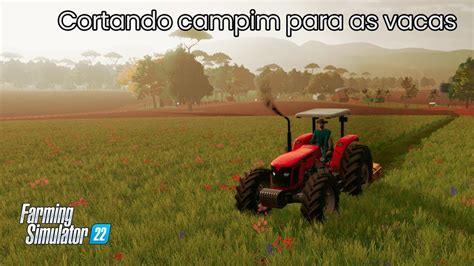 O Pecuarista Cortando Capim Para As Vacas Farming Simulator 22