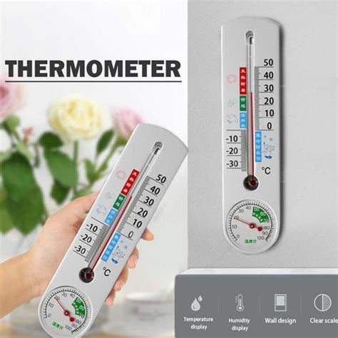 Termometro Ambiental Higrometro Pared Temperatura Humedad MercadoLibre