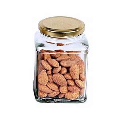 Ml Itc Square Glass Jar For Dry Fruits Storage At Piece In