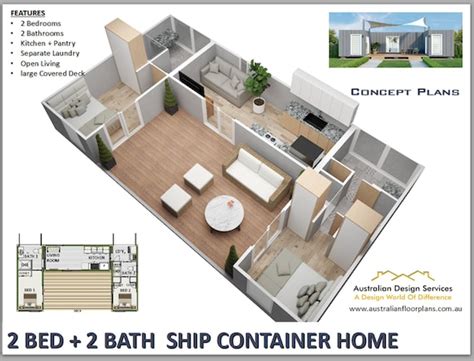 Shipping Container Home / Best Selling House Plans 700 SQ. - Etsy