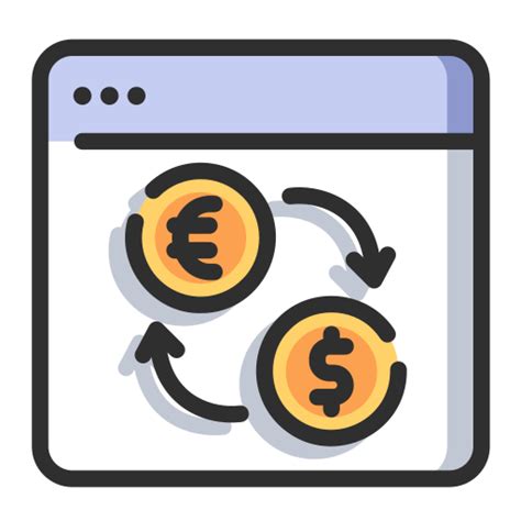 Generic Outline Color Money Transfer Icon