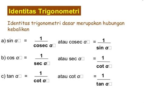 Detail Contoh Soal Identitas Trigonometri Koleksi Nomer