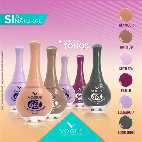 Vogue Esmalte Efecto Gel Color Estilo 14ml O H Detalles