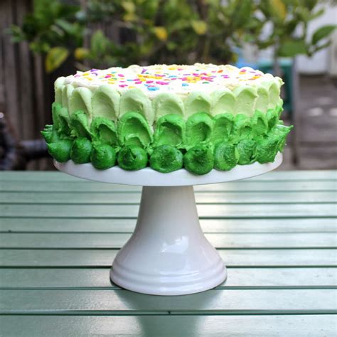 Green Gourmet Giraffe Ultimate Chocolate Cake With Green Ombre Frosting